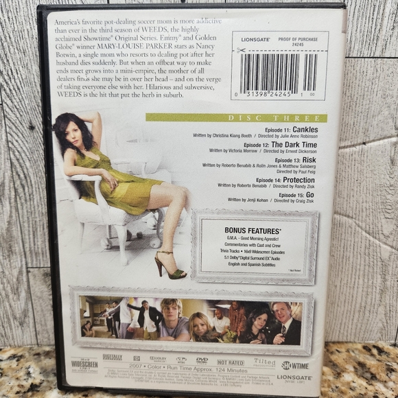 Weeds Season Three Disc Three DVD Comedy Series 2007 Showtime - Picture 6 of 10
